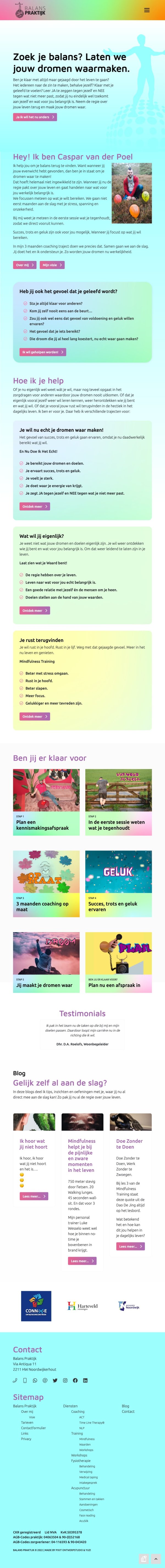 Website Balans Praktijk