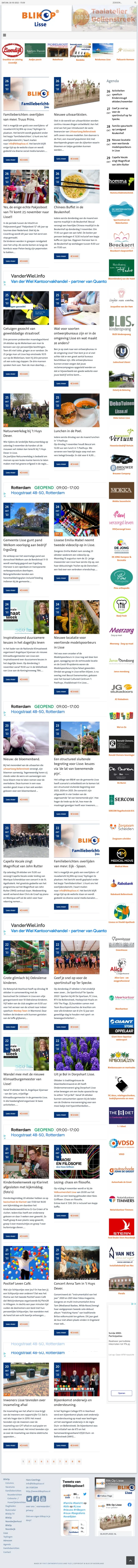 Website BlikOp Lisse