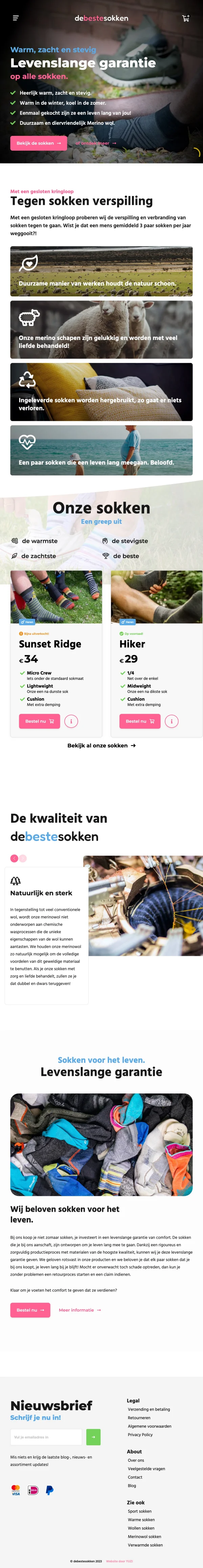 Website debestesokken