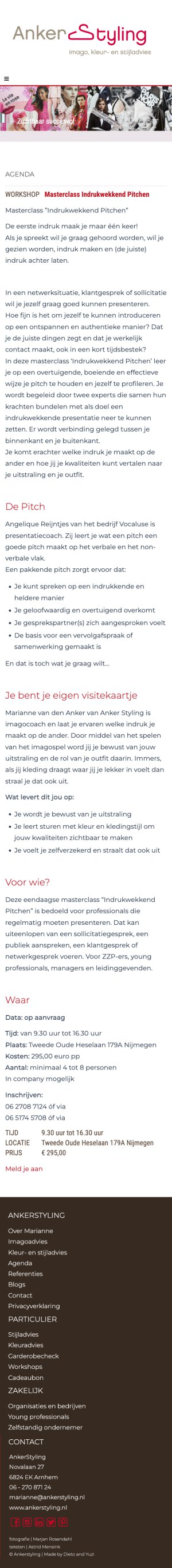 Website Ankerstyling