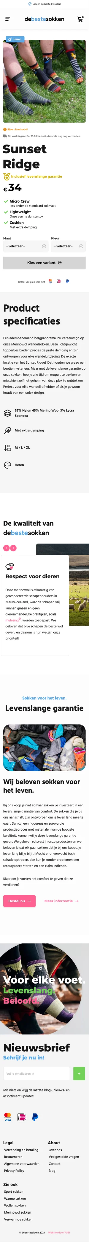 Website debestesokken