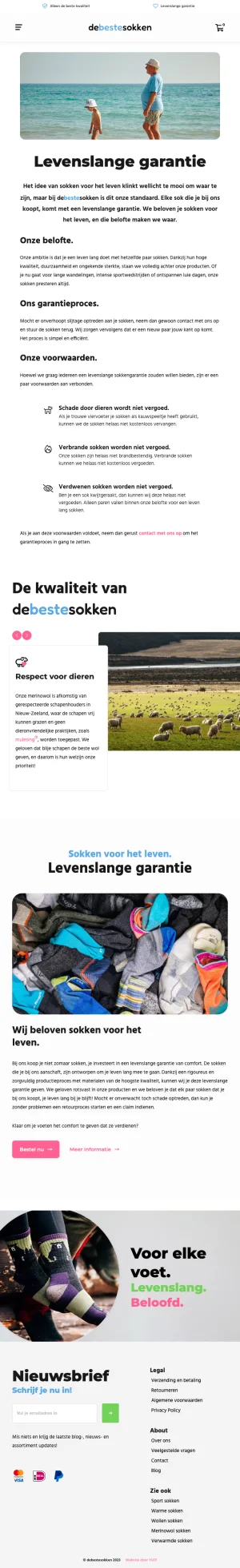 Website debestesokken