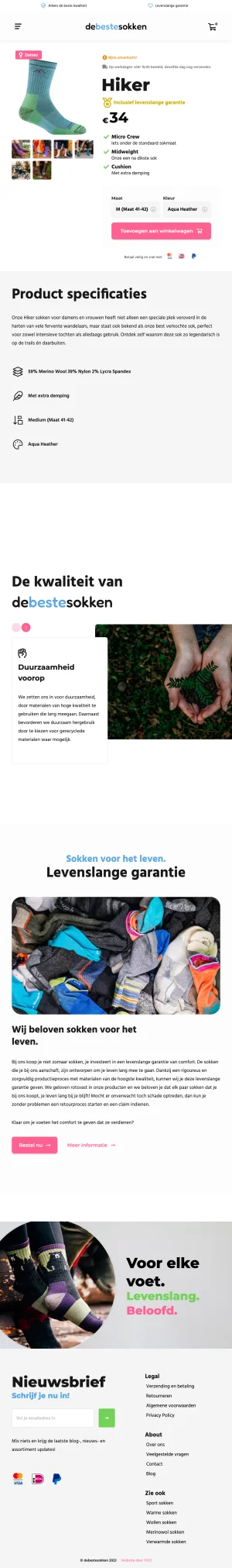 Website debestesokken