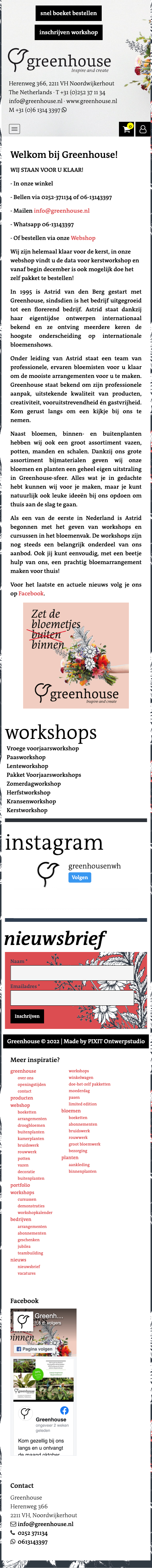 Website mobile voorbeeld