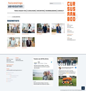 Website Huisvestingsadvocaten cursussen
