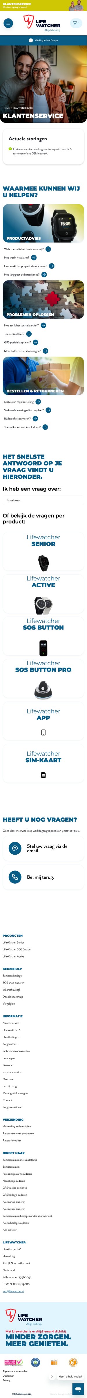 Website LifeWatcher